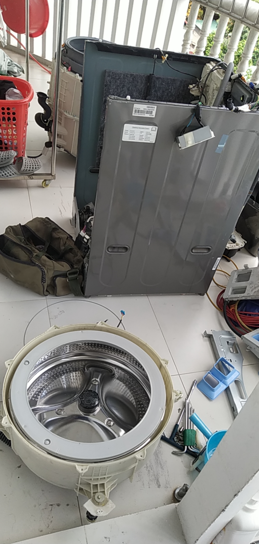 máy giặt electrolux báo lỗi loc