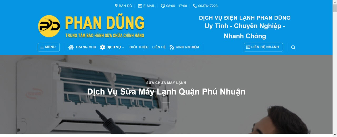 sửa máy lạnh quận phú nhuận