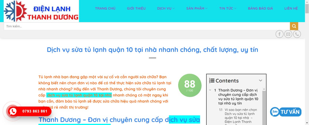 sửa tủ lạnh quận 10