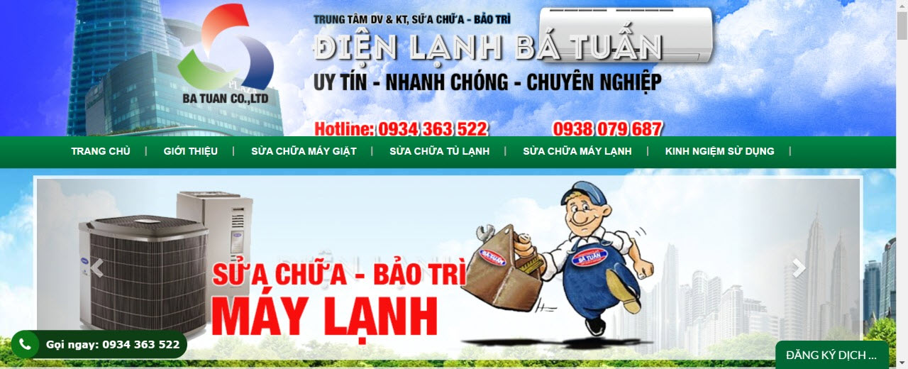 sửa tủ lạnh quận 3