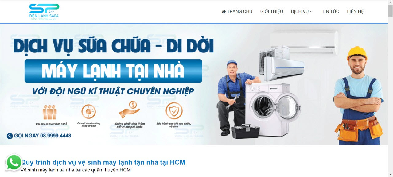 vệ sinh máy lạnh tại hóc môn